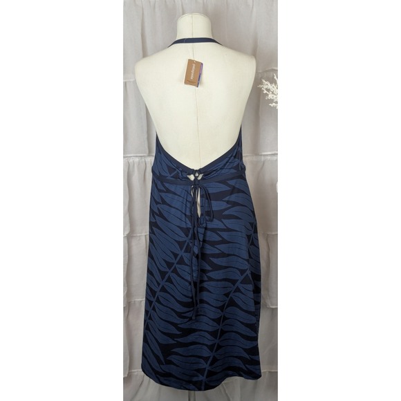 Patagonia Sundown Sally Strappy Blue Racerback Stretchy Athletic Dress Size XL - Picture 5 of 11